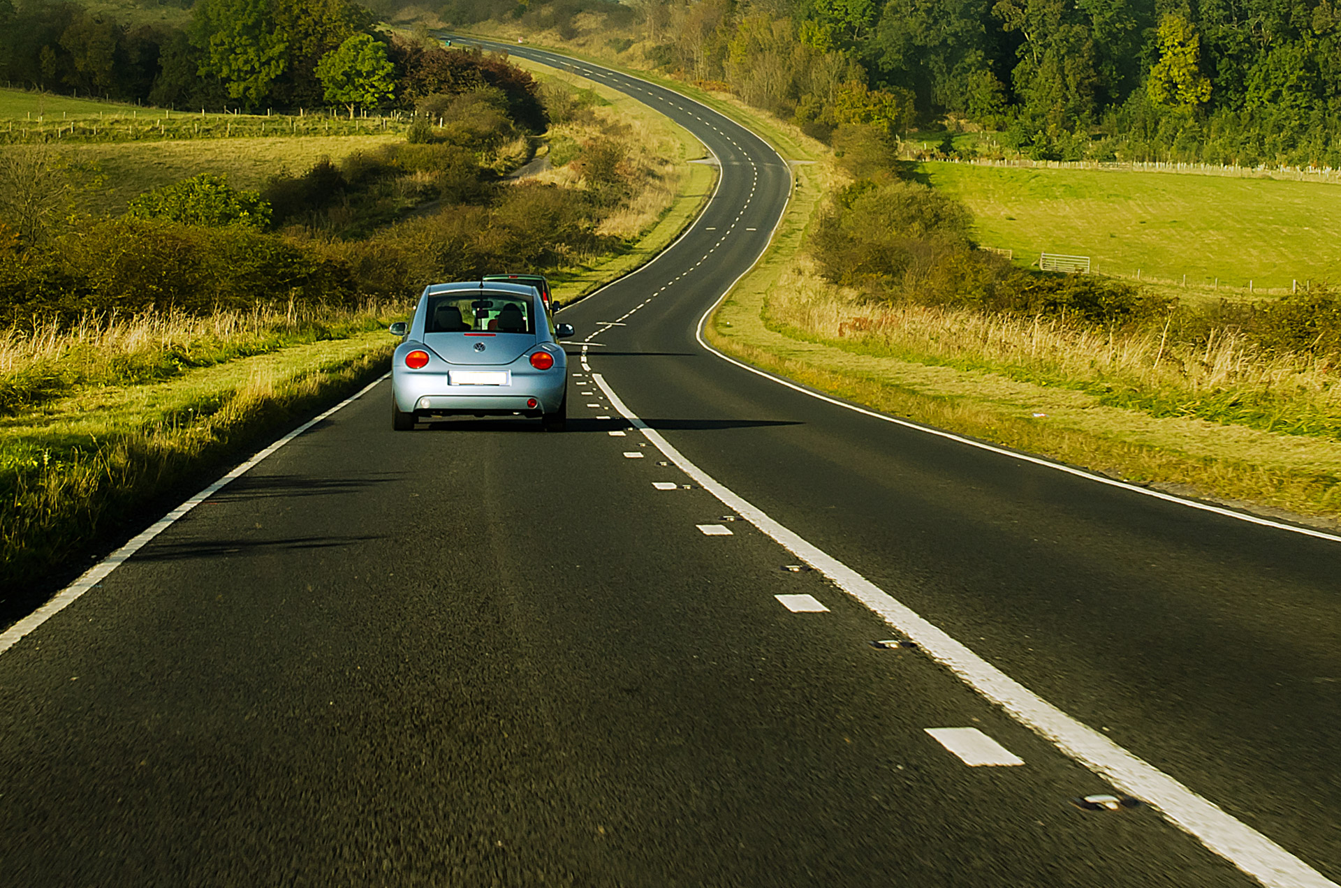 car on the road